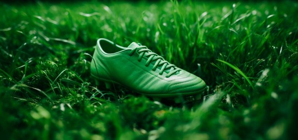 Imagem de uma chuteira de futebol de campo