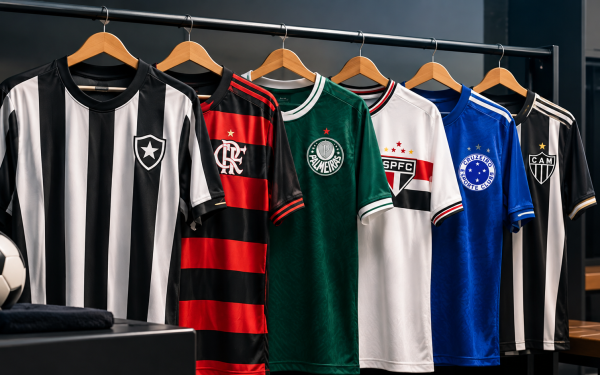 imagem de camisetas de time